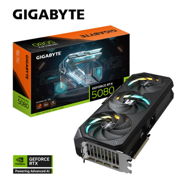VGA Gigabyte RTX 5080 GAMING OC 16GB GDDR7